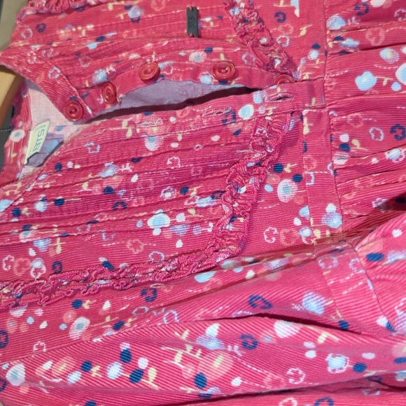 VGC Girls 6yrs very pretty fun summer dress, lightweight & frilly, 100% cotton - Picture 3 of 13